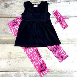 Short sleeve pant set